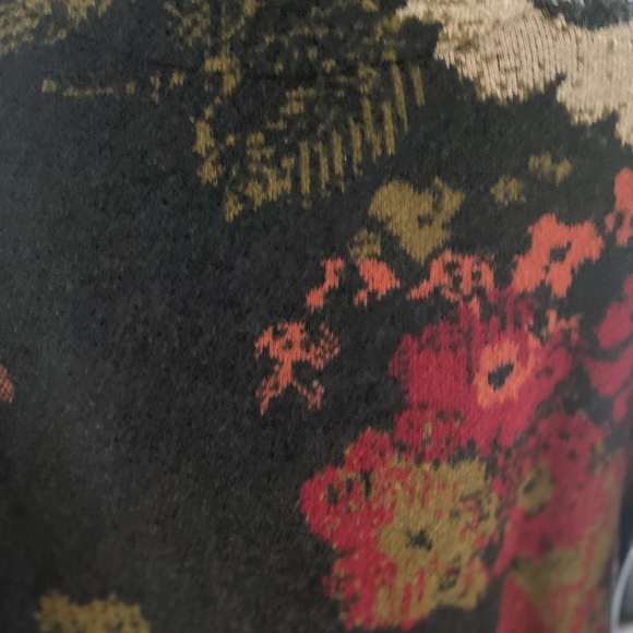 NWOT STUNNING J JILL JACQUARD CARDIGAN SWEATER COAT XS - Picture 12 of 13